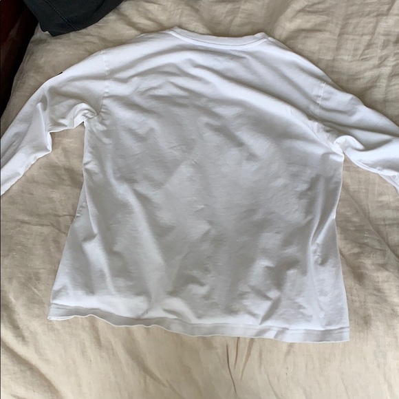 Tommy Jeans Long Sleeve Repeat Flag Tee - Picture 2 of 2